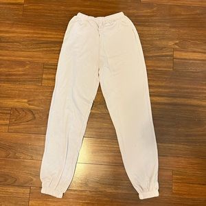 light purple/pink sweatpants